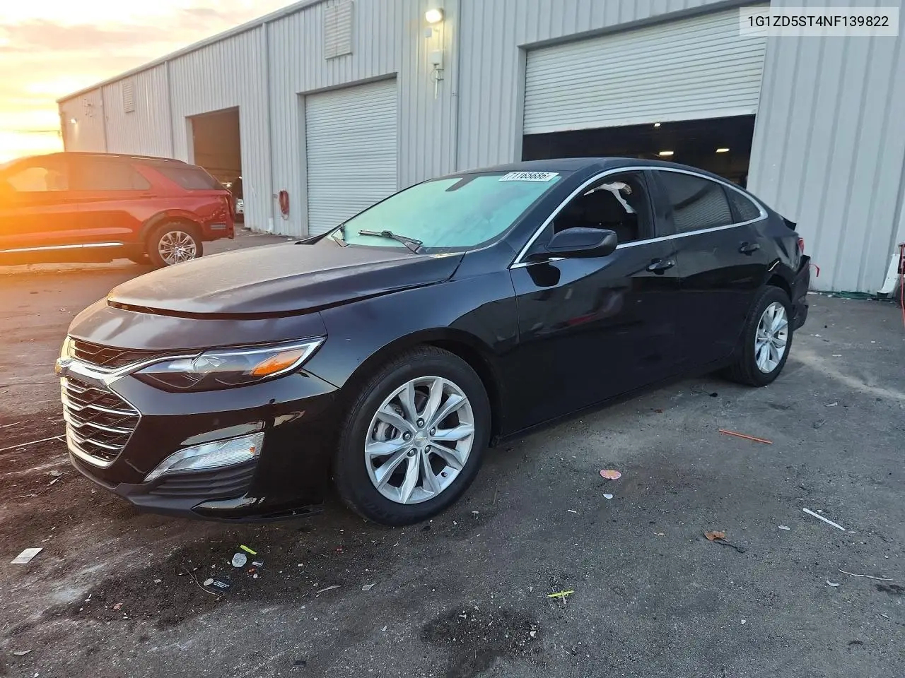 CHEVROLET MALIBU 2022, VIN 1G1ZD5ST4NF139822