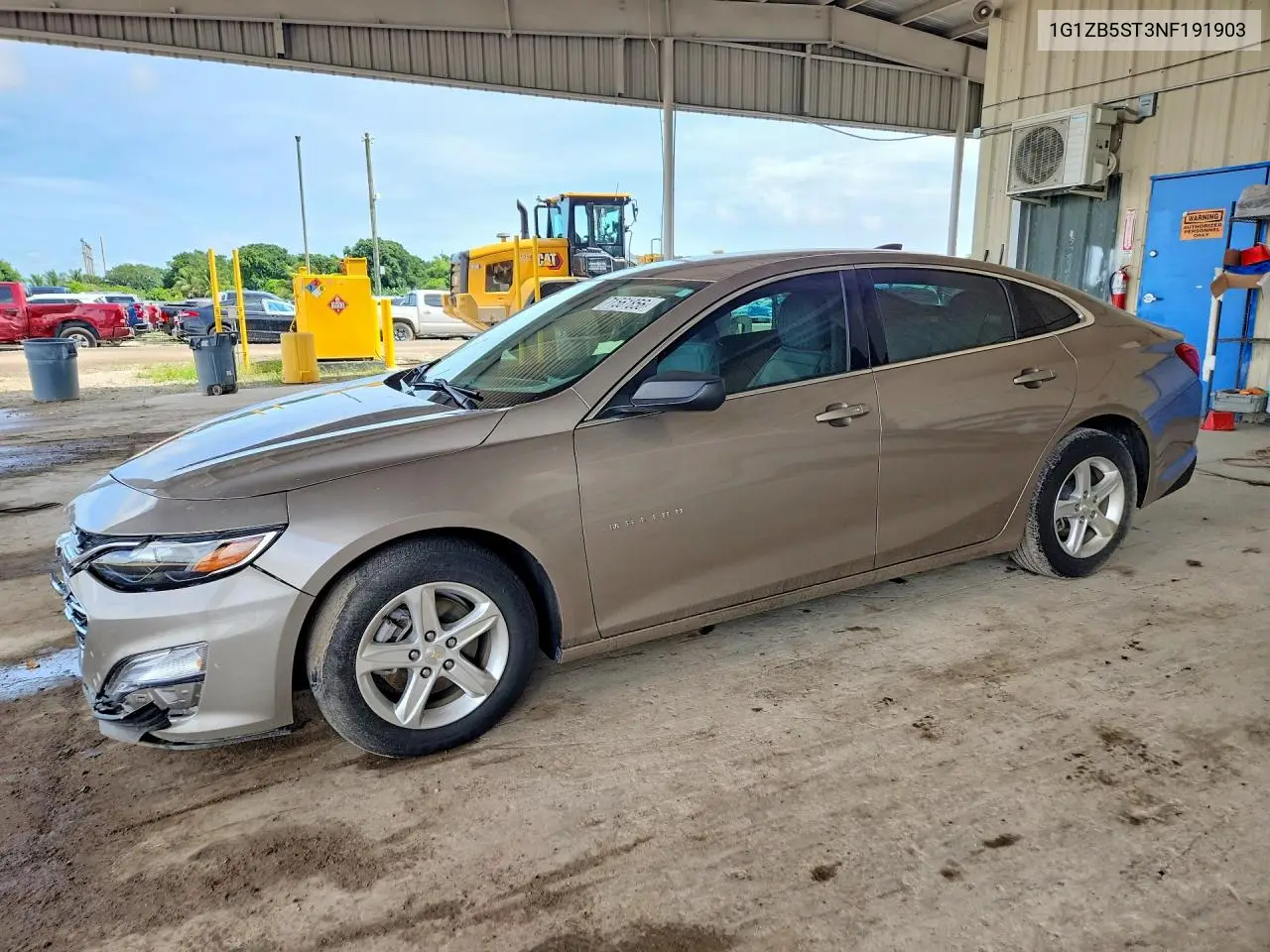 CHEVROLET MALIBU 2022, VIN 1G1ZB5ST3NF191903