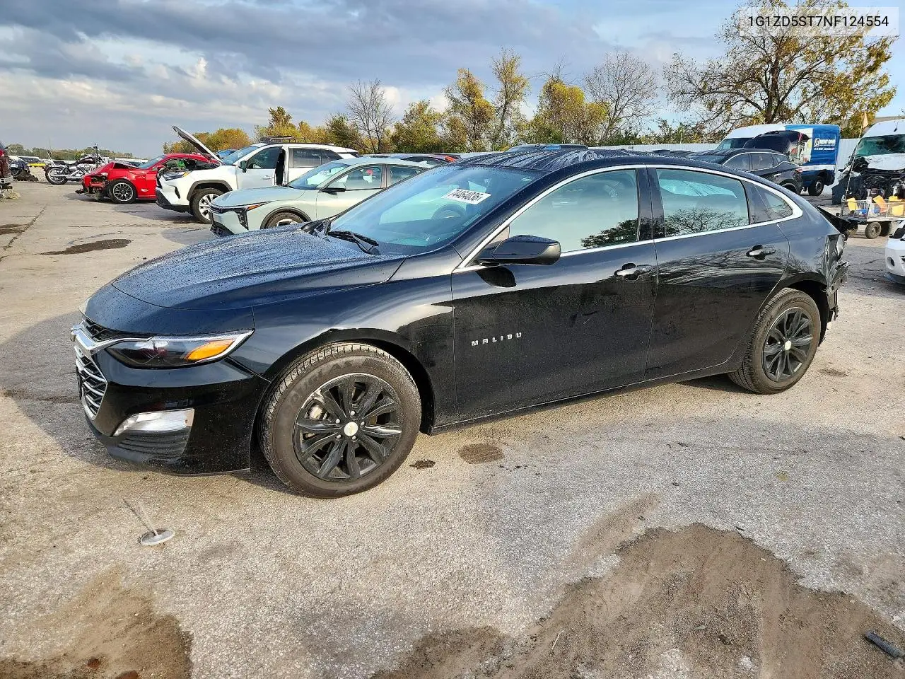 CHEVROLET MALIBU 2022, VIN 1G1ZD5ST7NF124554