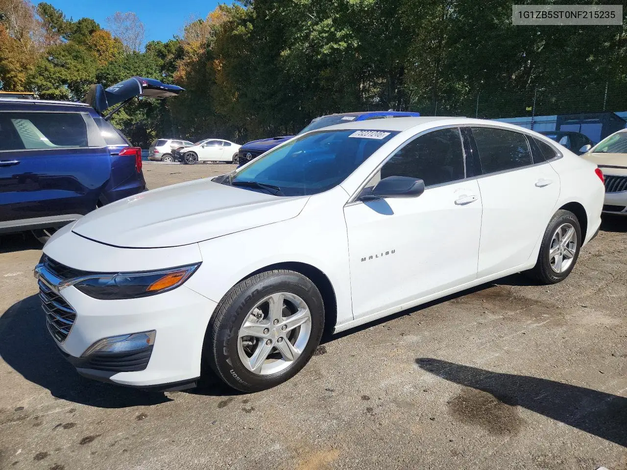 CHEVROLET MALIBU 2022, VIN 1G1ZB5ST0NF215235