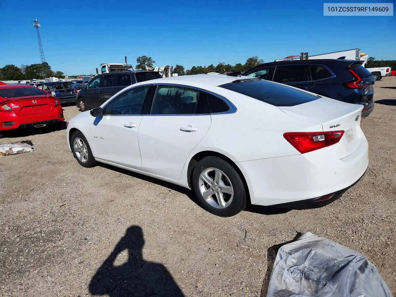2024 CHEVROLET MALIBU VIN 1G1ZC5ST9RF149609 — фото 2