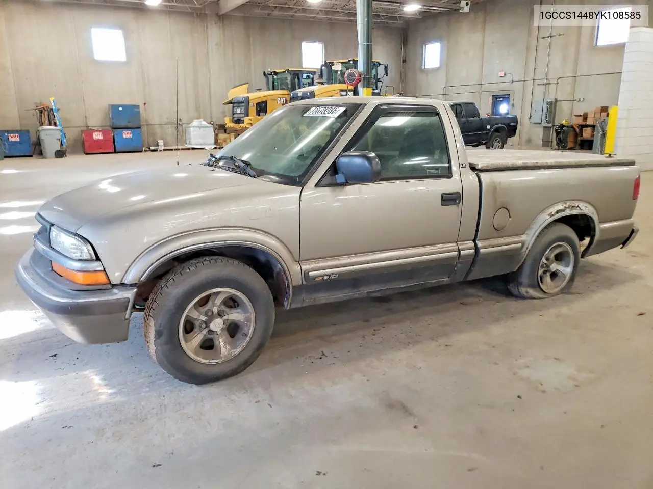 CHEVROLET S-10 PICKUP 2000, VIN 1GCCS1448YK108585