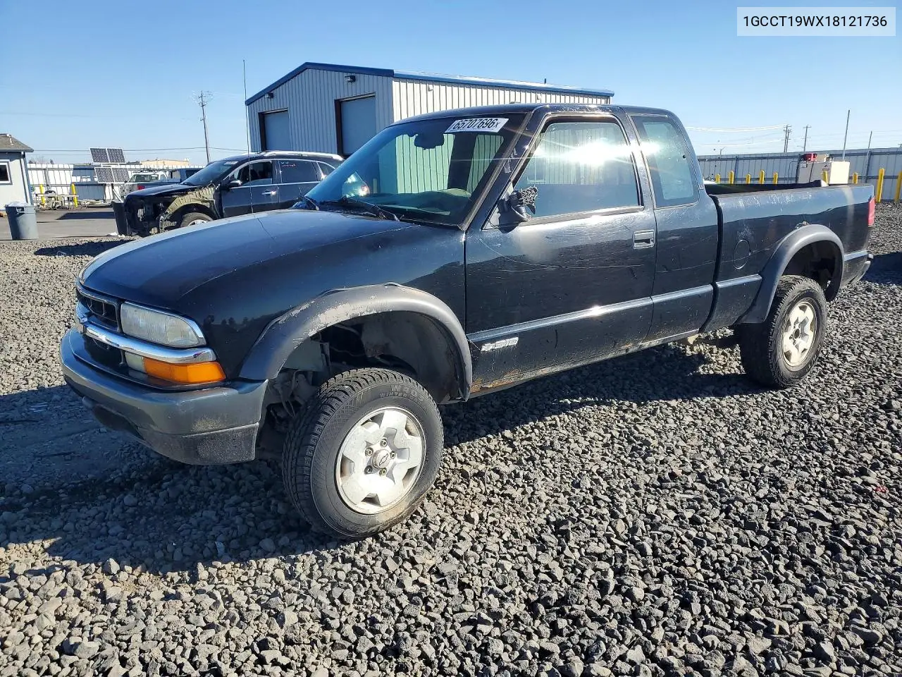 CHEVROLET S-10 PICKUP 2001, VIN 1GCCT19W418105404