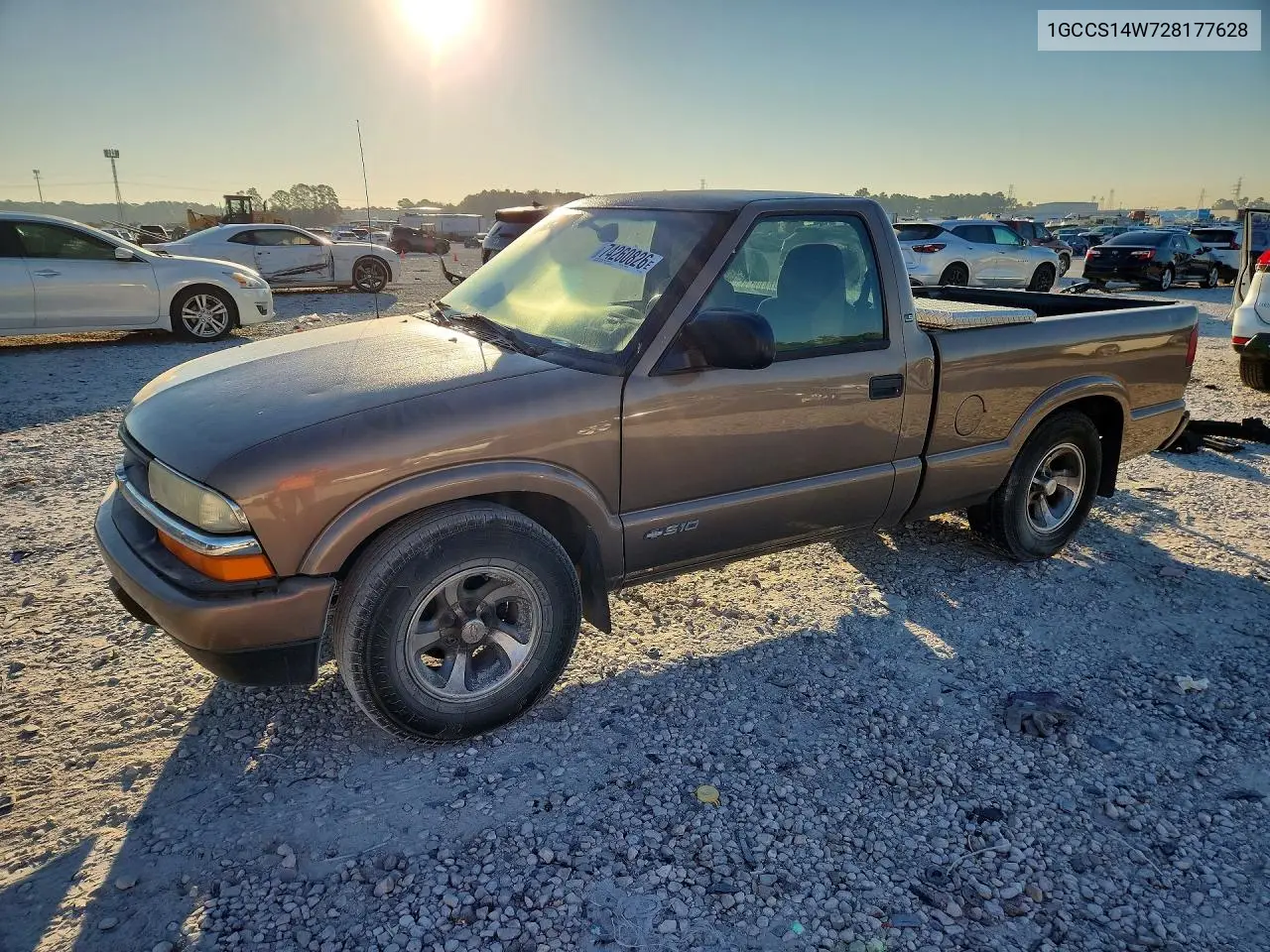 CHEVROLET S-10 PICKUP 2002, VIN 1GCCS14W728177628