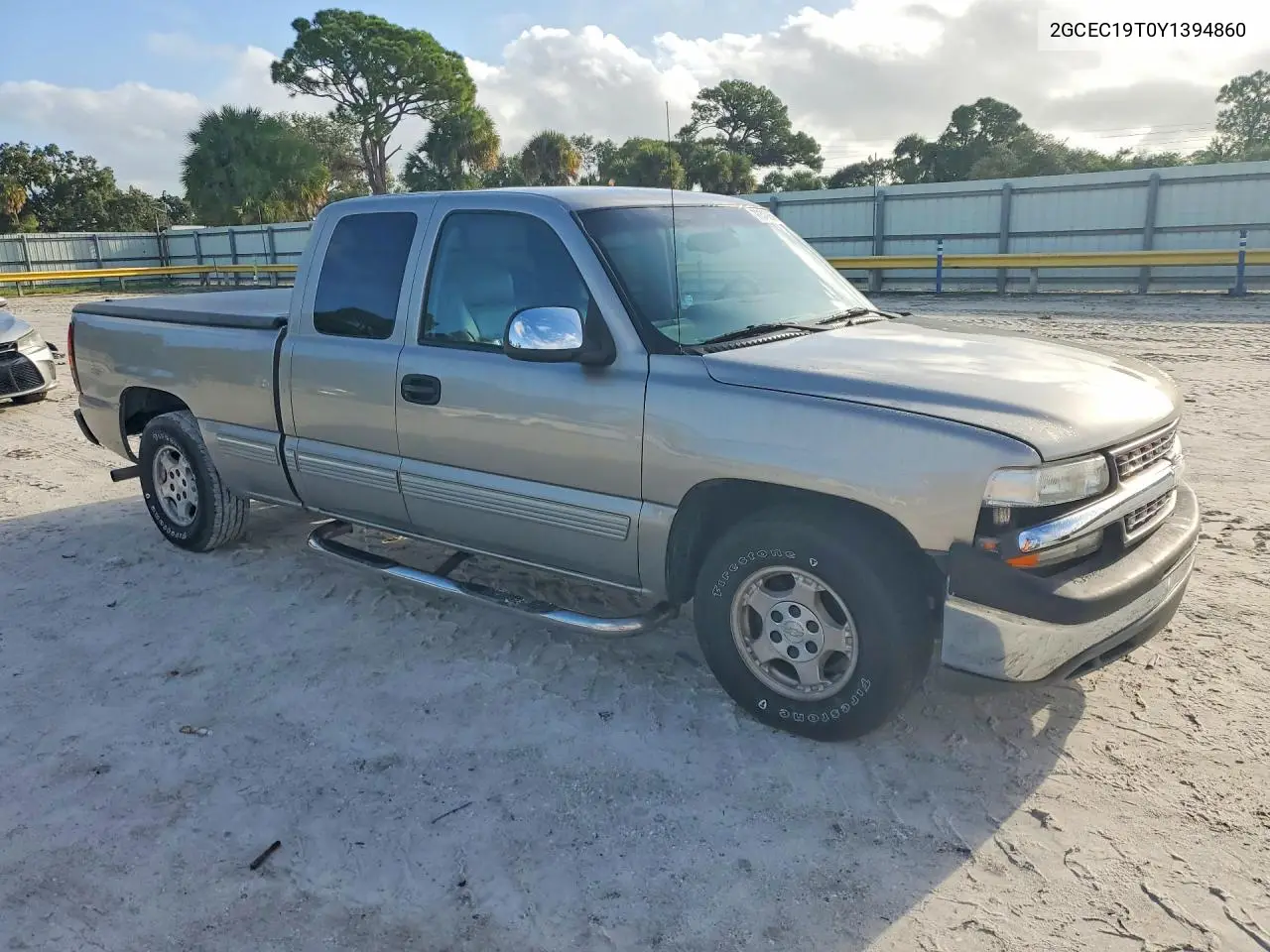2000 CHEVROLET SILVERADO VIN 2GCEC19T0Y1394860 — фото 4