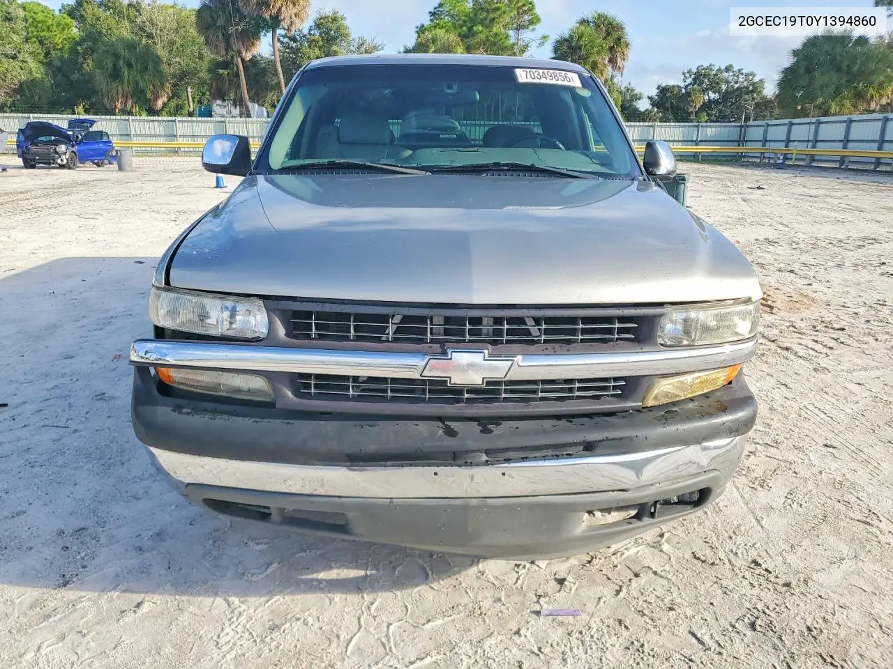 2000 CHEVROLET SILVERADO VIN 2GCEC19T0Y1394860 — фото 5
