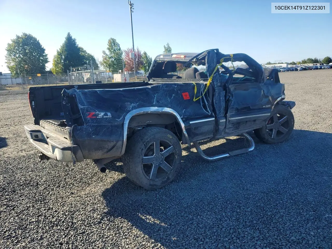 2001 CHEVROLET SILVERADO VIN 1GCEK14T91Z122301 — фото 3