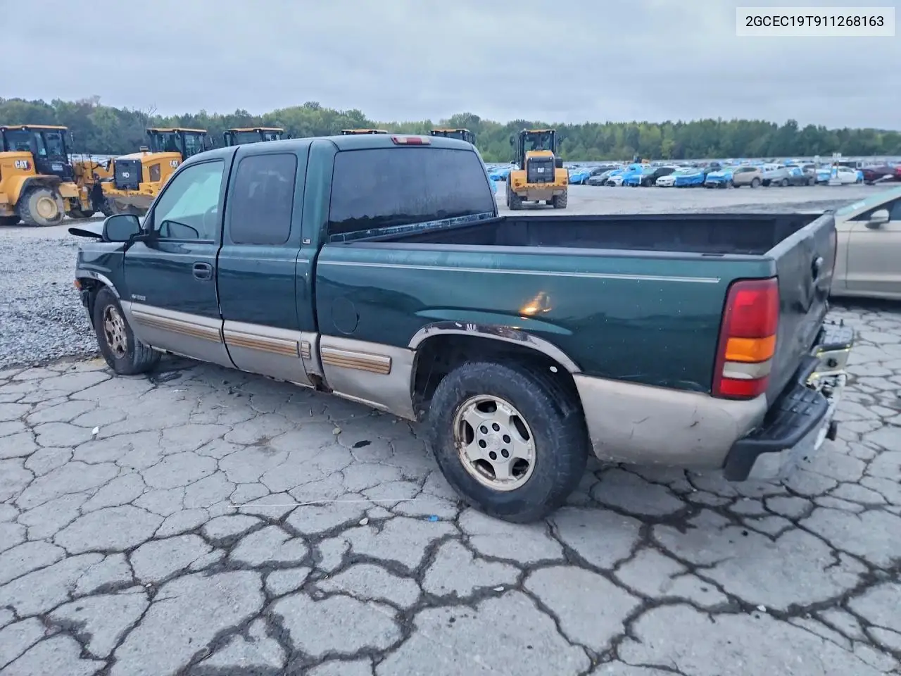 2001 CHEVROLET SILVERADO VIN 2GCEC19T911268163 — фото 2