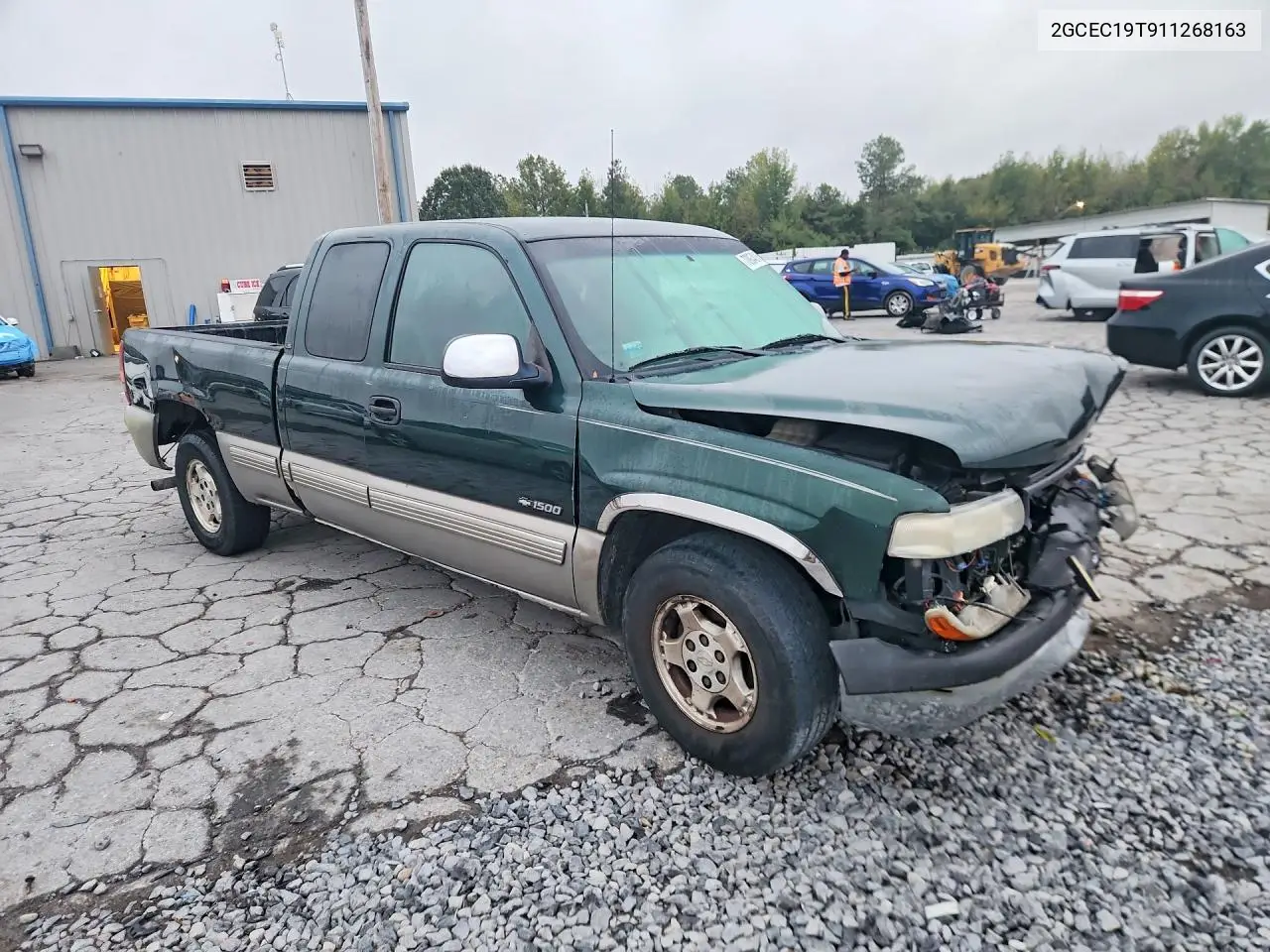 2001 CHEVROLET SILVERADO VIN 2GCEC19T911268163 — фото 4