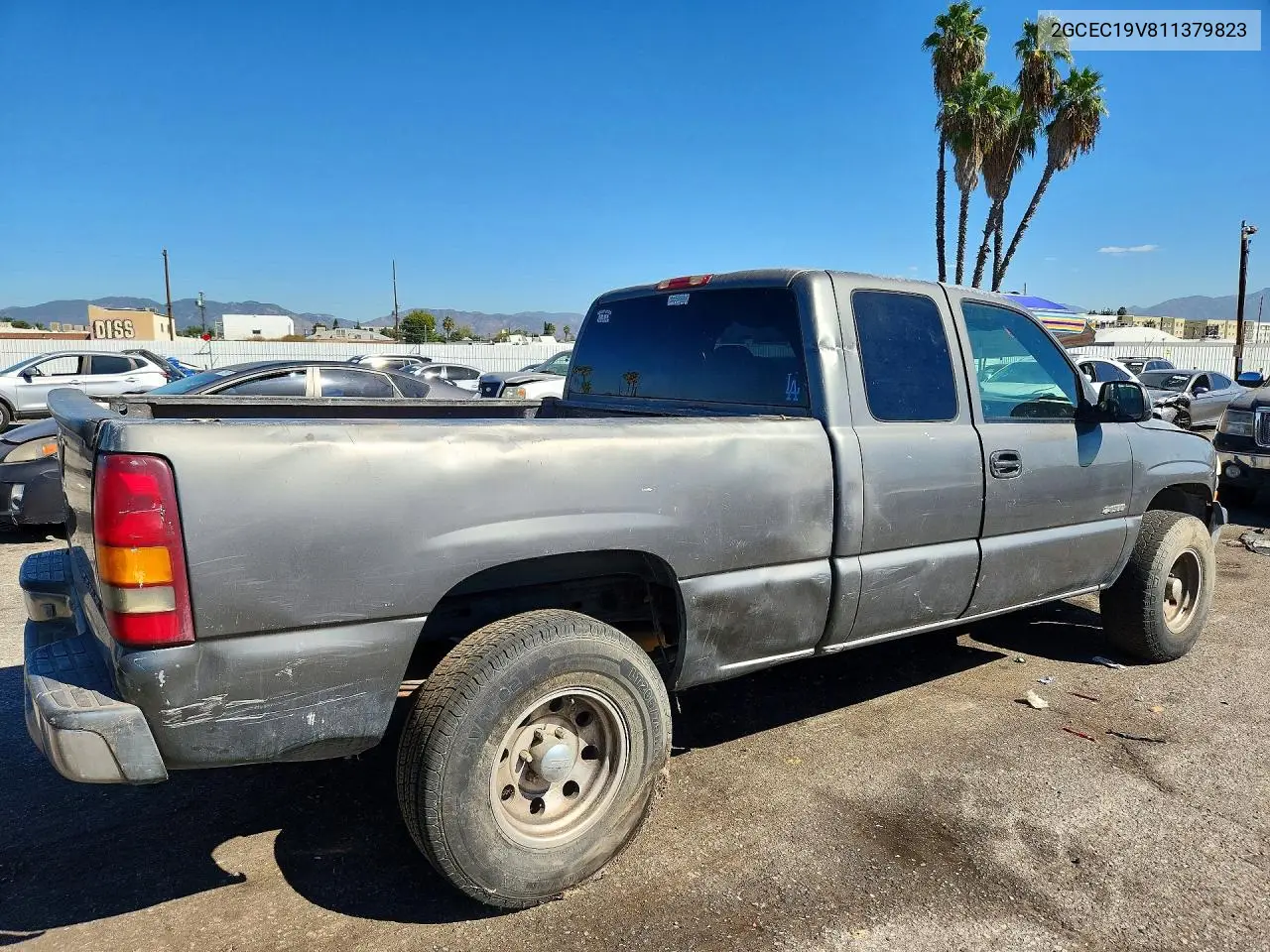 2001 CHEVROLET SILVERADO VIN 2GCEC19V811379823 — фото 3