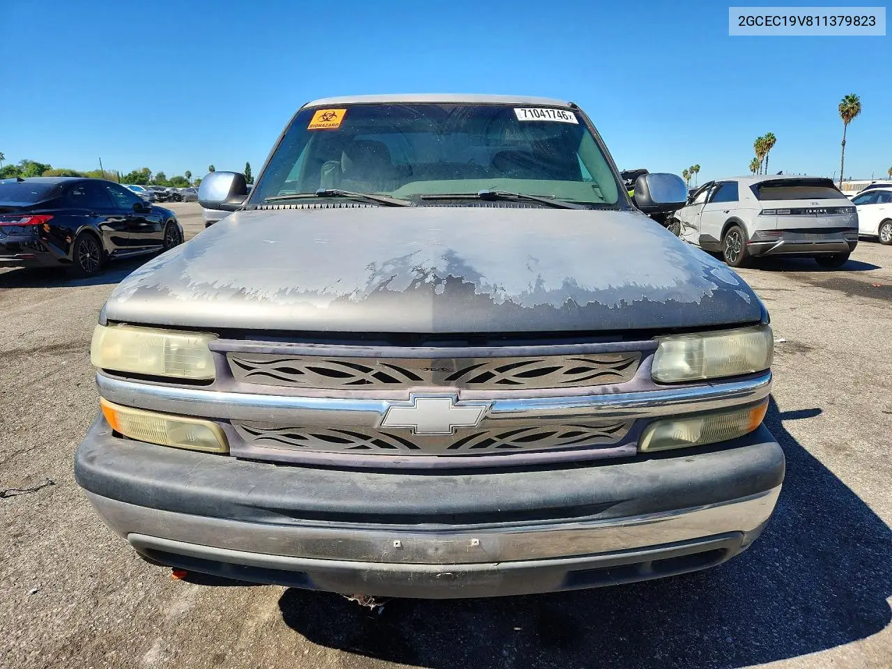2001 CHEVROLET SILVERADO VIN 2GCEC19V811379823 — фото 5