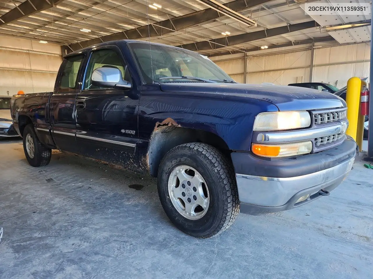 2001 CHEVROLET SILVERADO VIN 2GCEK19VX11359351 — фото 4