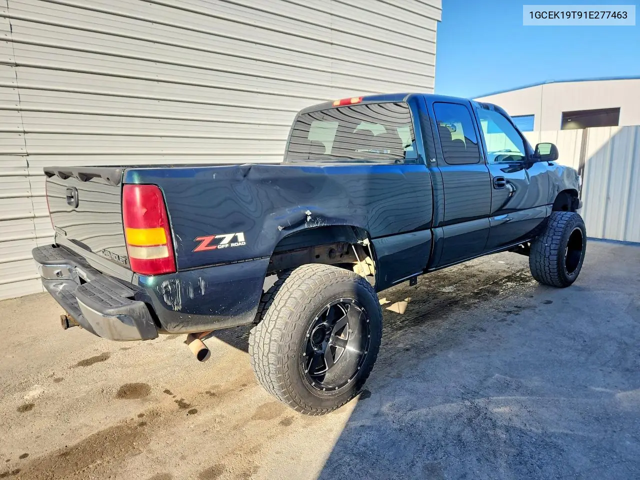 2001 CHEVROLET SILVERADO VIN 1GCEK19T91E277463 — фото 3