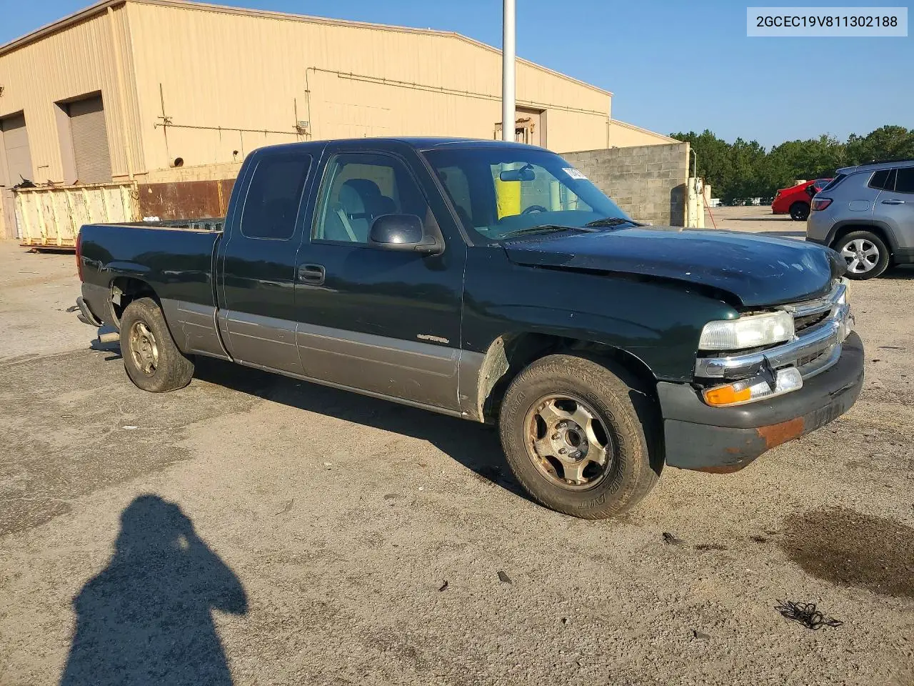 2001 CHEVROLET SILVERADO VIN 2GCEC19V811302188 — фото 4