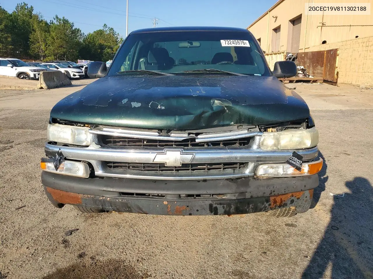 2001 CHEVROLET SILVERADO VIN 2GCEC19V811302188 — фото 5