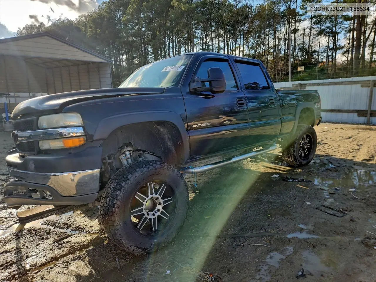 CHEVROLET SILVERADO 2001, VIN 1GCHK23G21F155634