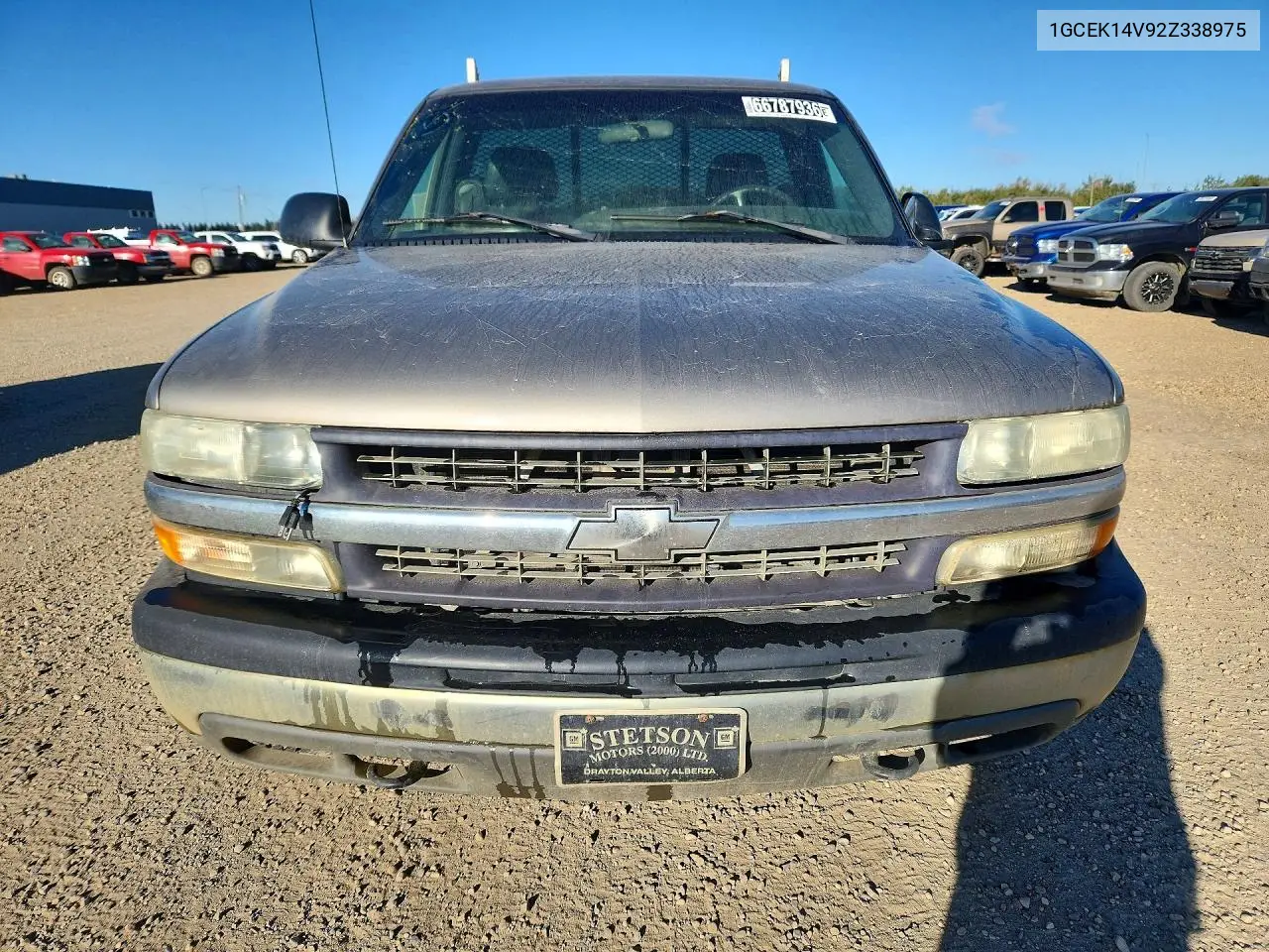 2002 CHEVROLET SILVERADO VIN 1GCEK14V92Z338975 — фото 5
