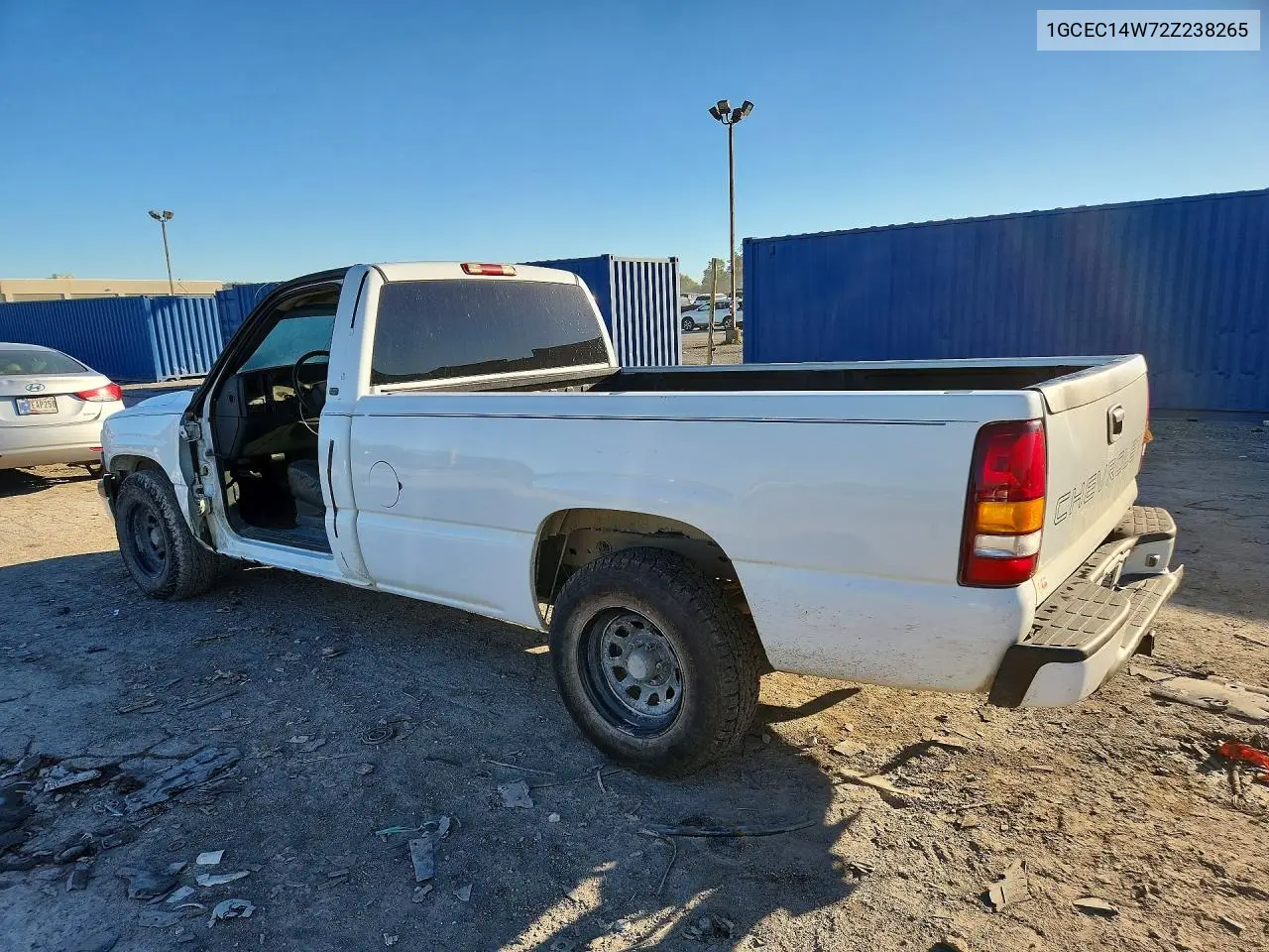 2002 CHEVROLET SILVERADO VIN 1GCEC14W72Z238265 — фото 2