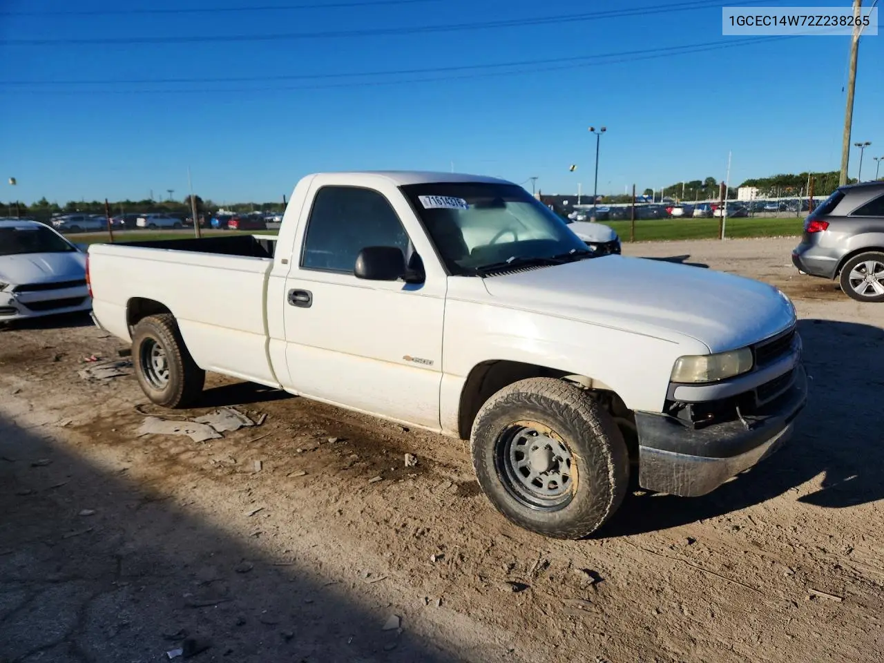 2002 CHEVROLET SILVERADO VIN 1GCEC14W72Z238265 — фото 4