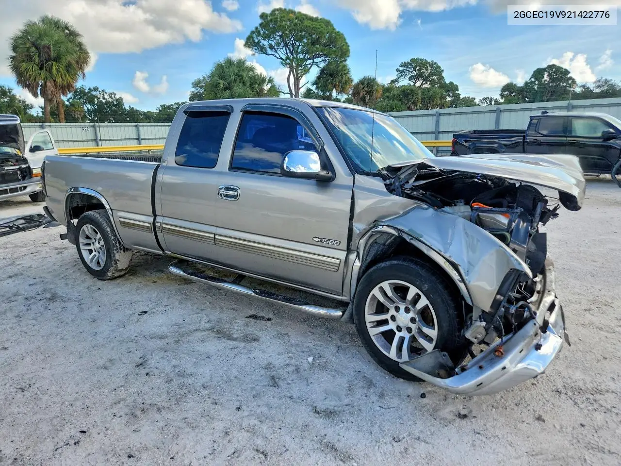 2002 CHEVROLET SILVERADO VIN 2GCEC19V921422776 — фото 4