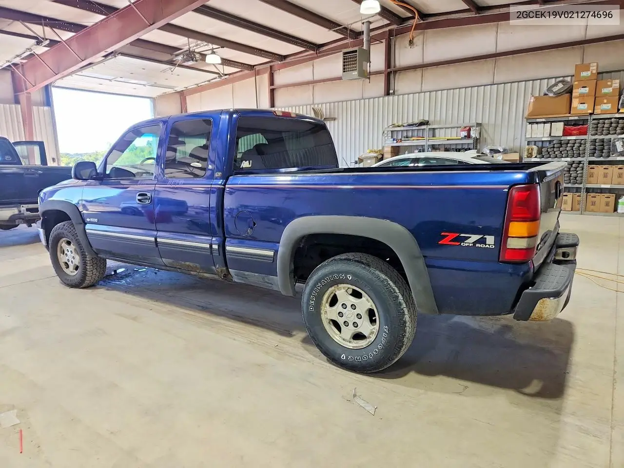 2002 CHEVROLET SILVERADO VIN 2GCEK19V021274696 — фото 2