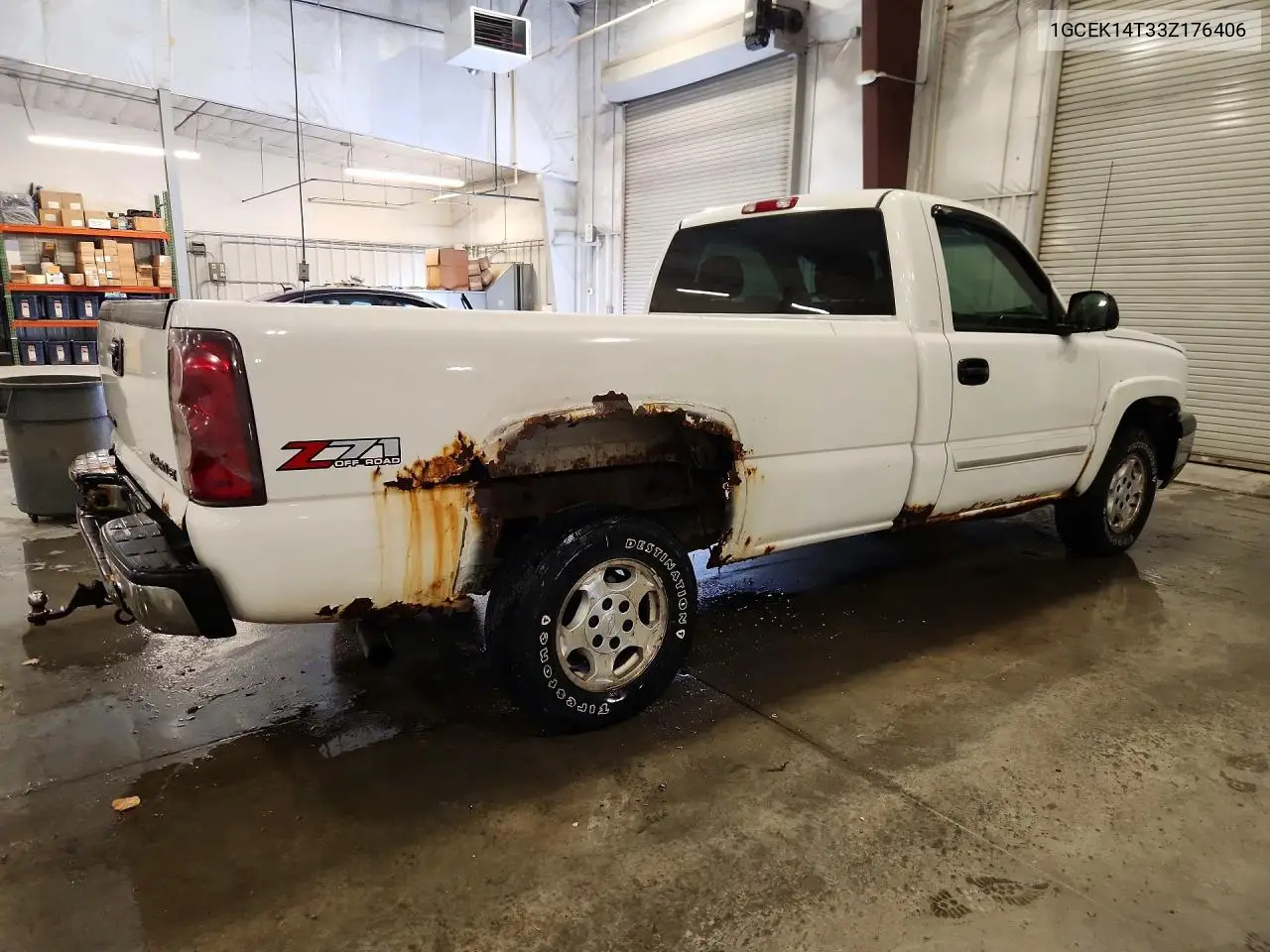 2003 CHEVROLET SILVERADO VIN 1GCEK14T33Z176406 — фото 3