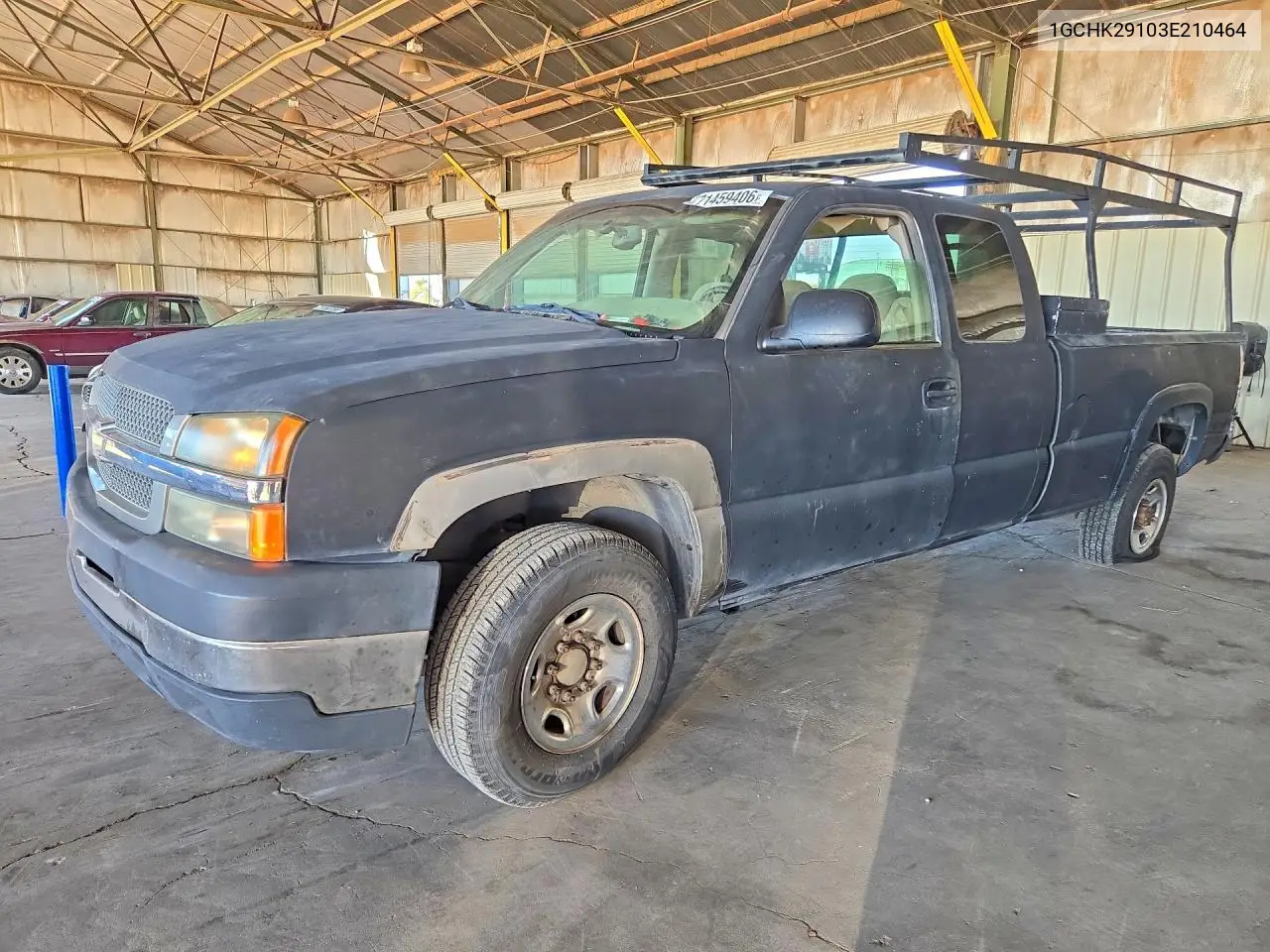 CHEVROLET SILVERADO 2003, VIN 1GCHK29103E210464