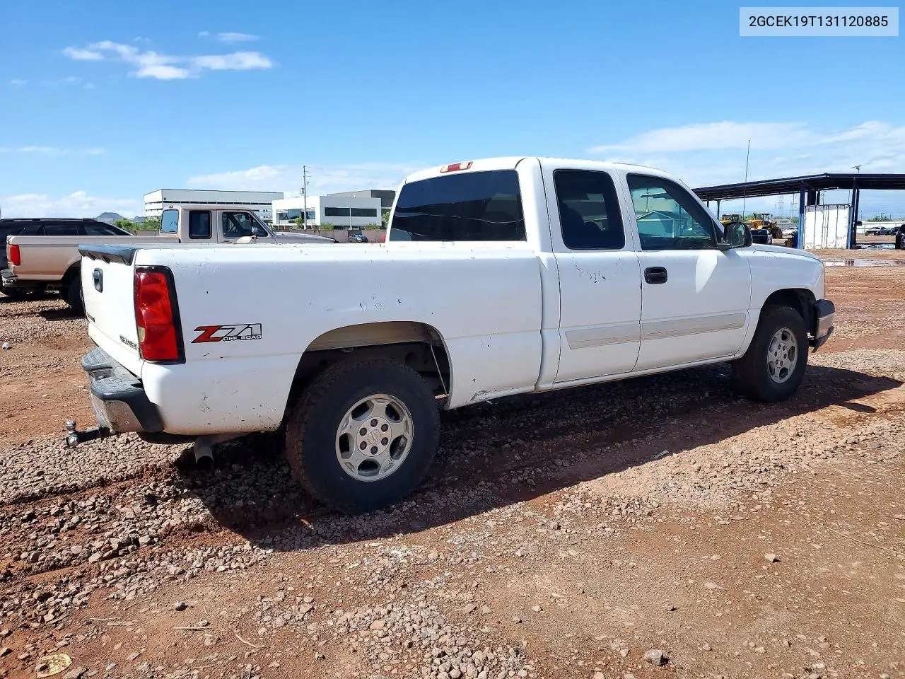 2003 CHEVROLET SILVERADO VIN 2GCEK19T131120885 — фото 3
