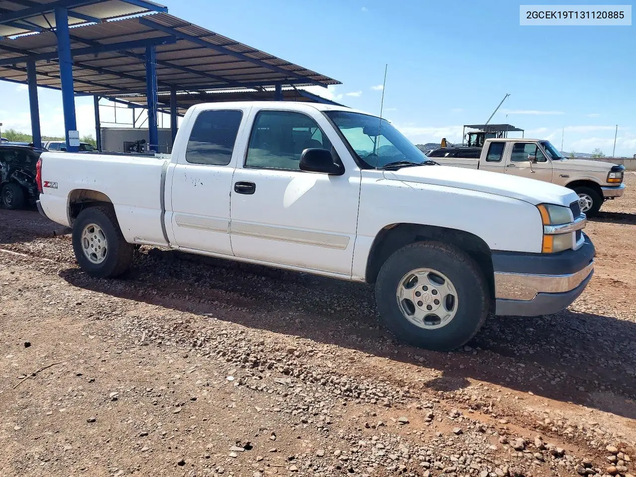 2003 CHEVROLET SILVERADO VIN 2GCEK19T131120885 — фото 4