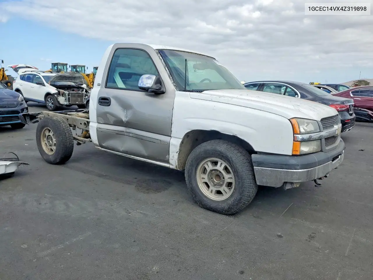 2004 CHEVROLET SILVERADO VIN 1GCEC14VX4Z319898 — фото 4