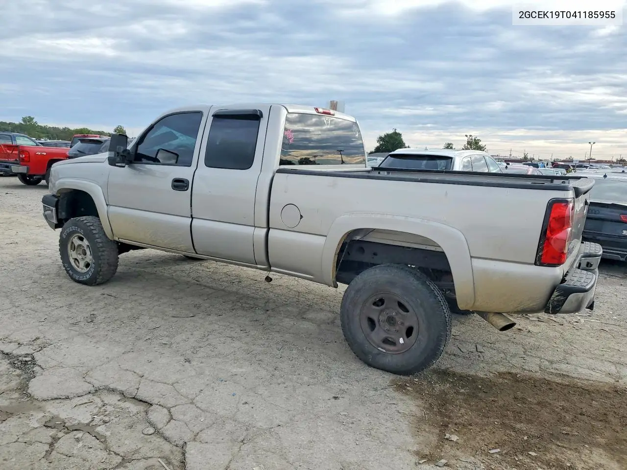 2004 CHEVROLET SILVERADO VIN 2GCEK19T041185955 — фото 2
