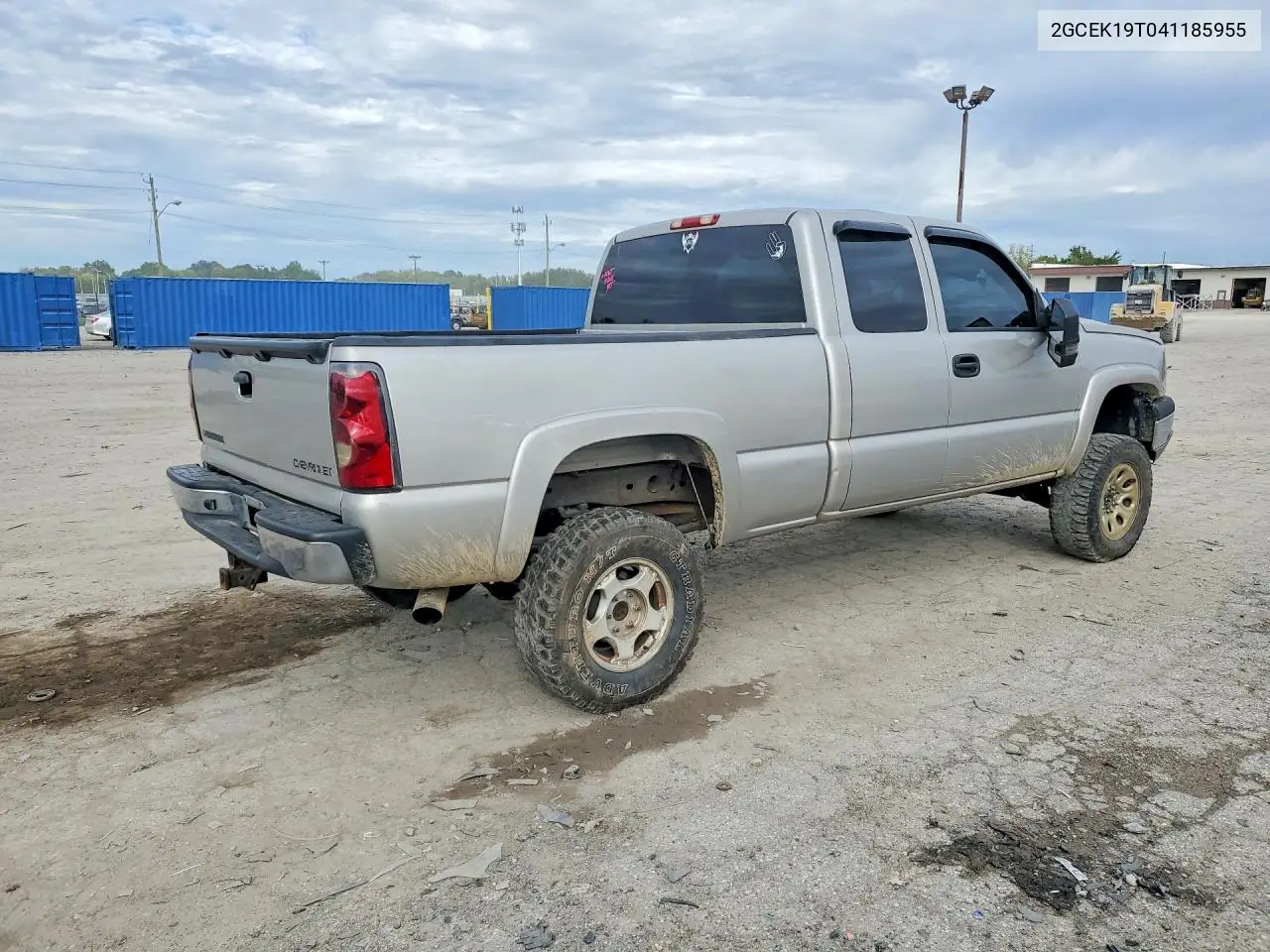 2004 CHEVROLET SILVERADO VIN 2GCEK19T041185955 — фото 3