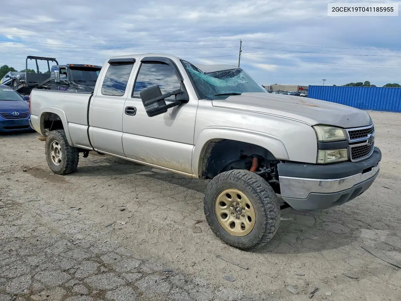 2004 CHEVROLET SILVERADO VIN 2GCEK19T041185955 — фото 4
