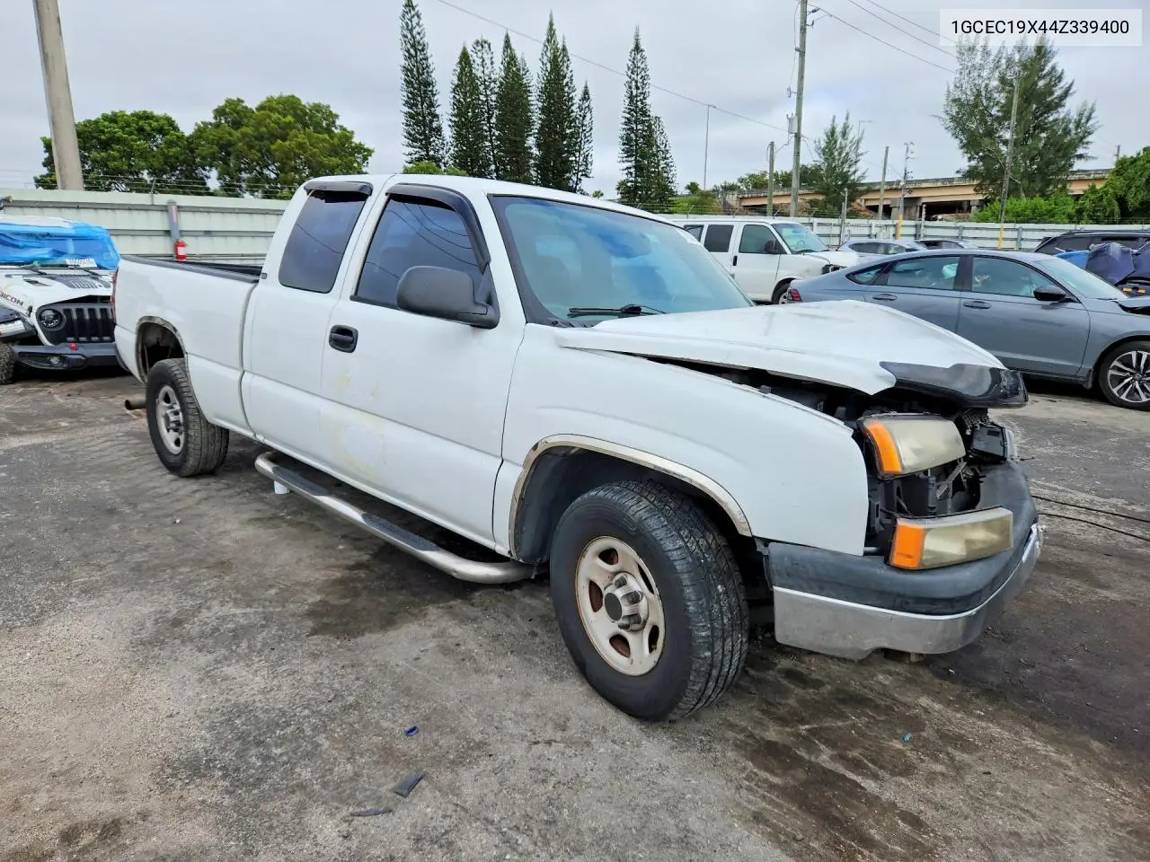 2004 CHEVROLET SILVERADO VIN 1GCEC19X44Z339400 — фото 4