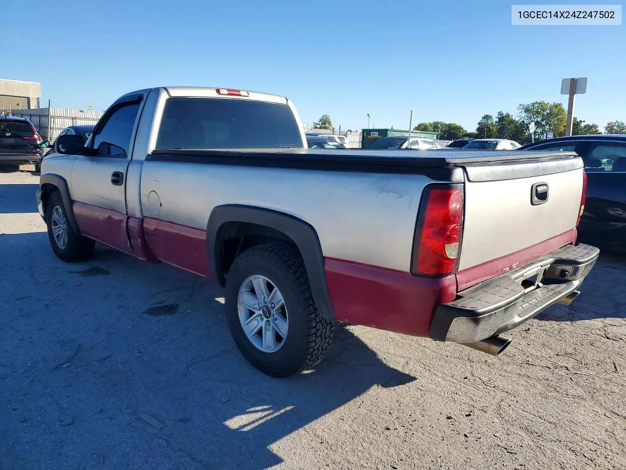 2004 CHEVROLET SILVERADO VIN 1GCEC14X24Z247502 — фото 2
