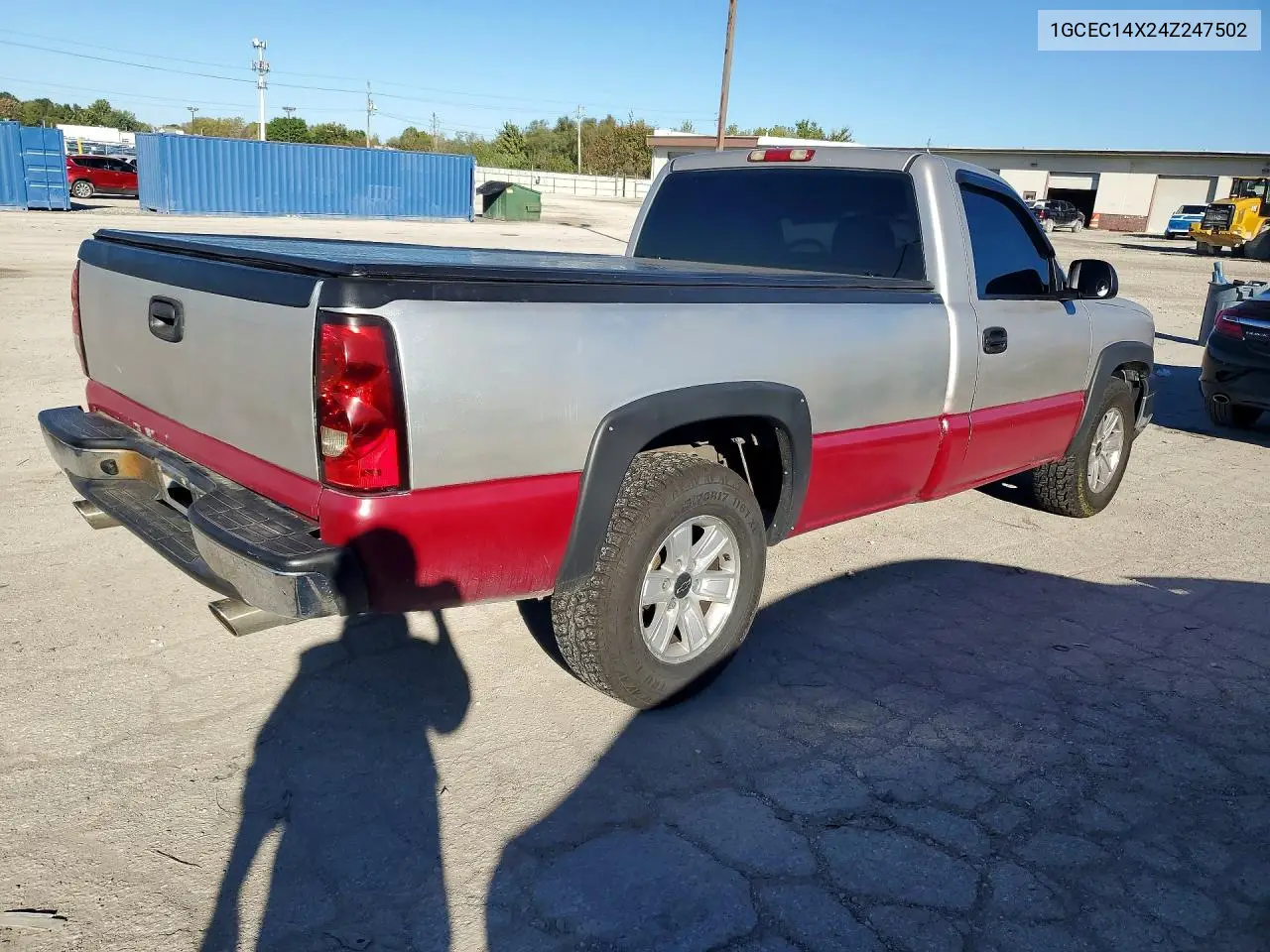 2004 CHEVROLET SILVERADO VIN 1GCEC14X24Z247502 — фото 3