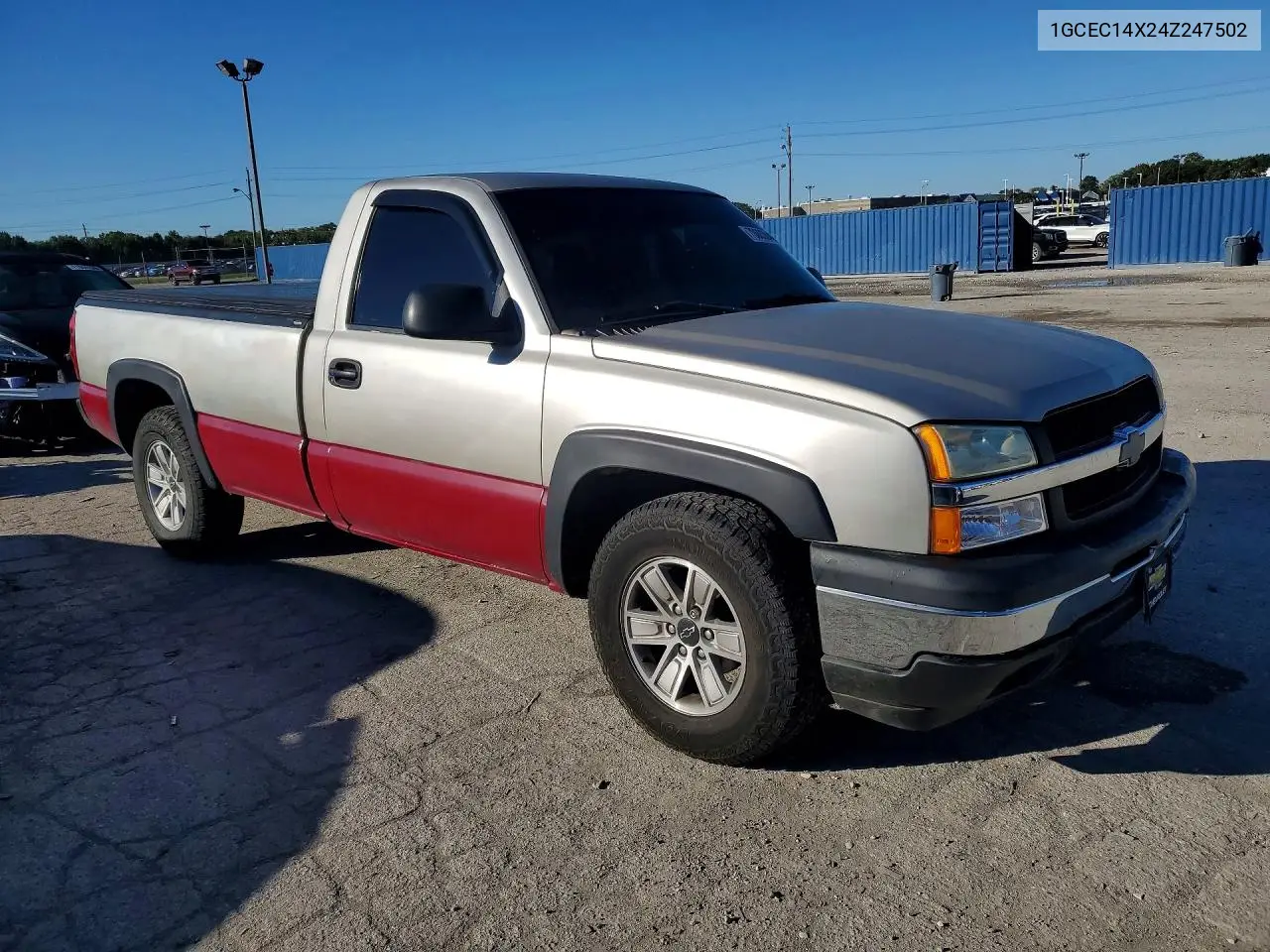 2004 CHEVROLET SILVERADO VIN 1GCEC14X24Z247502 — фото 4