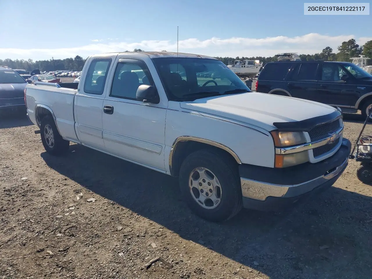 2004 CHEVROLET SILVERADO VIN 2GCEC19T841222117 — фото 4