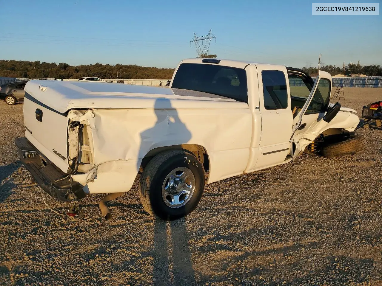 2004 CHEVROLET SILVERADO VIN 2GCEC19V841219638 — фото 3