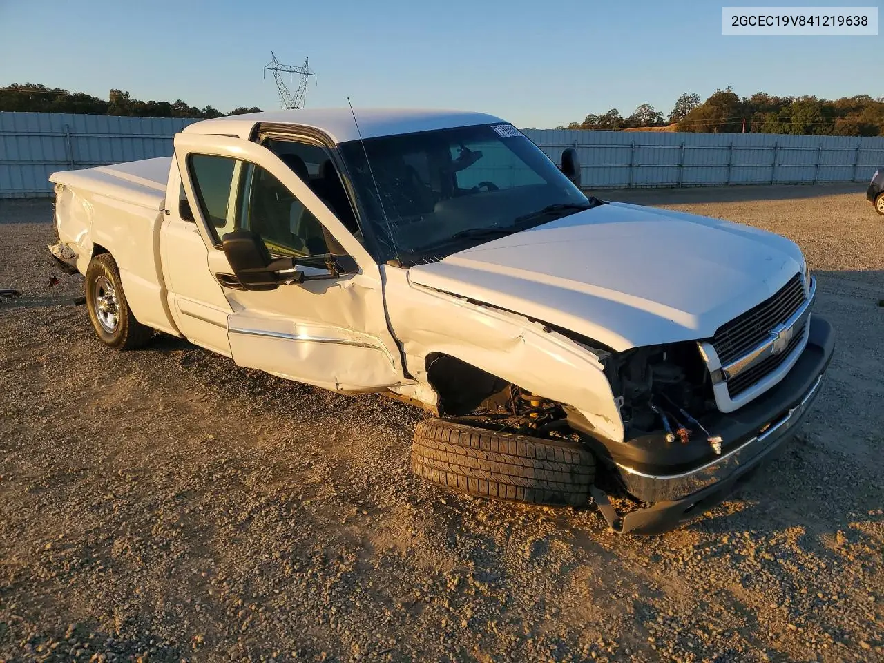 2004 CHEVROLET SILVERADO VIN 2GCEC19V841219638 — фото 4