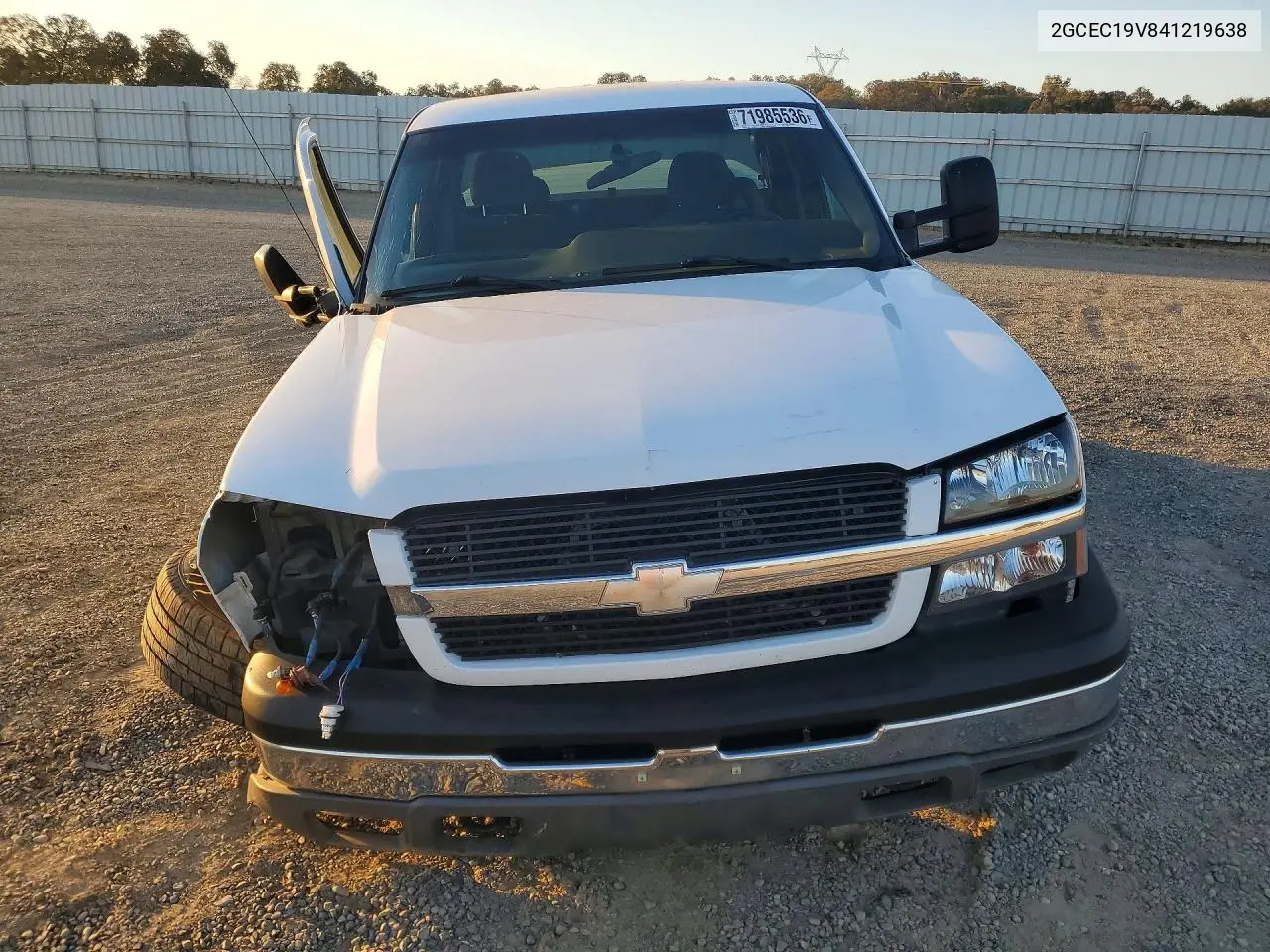 2004 CHEVROLET SILVERADO VIN 2GCEC19V841219638 — фото 5