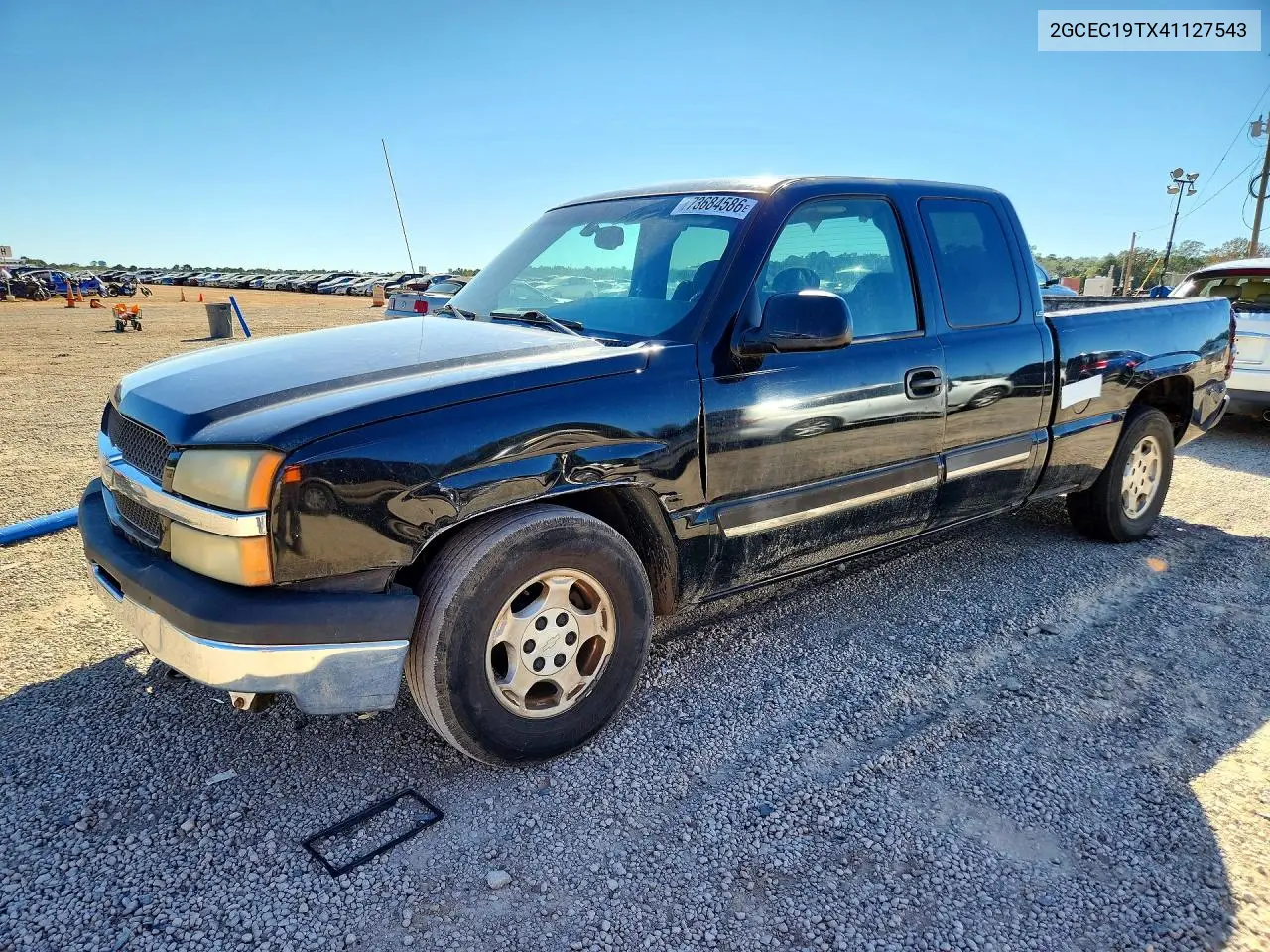 CHEVROLET SILVERADO 2004, VIN 2GCEC19TX41127543