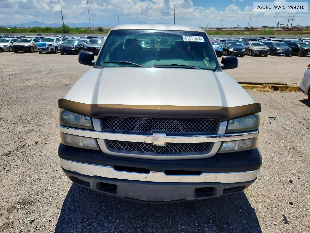 2005 CHEVROLET SILVERADO VIN 2GCEC19V451299716 — фото 5