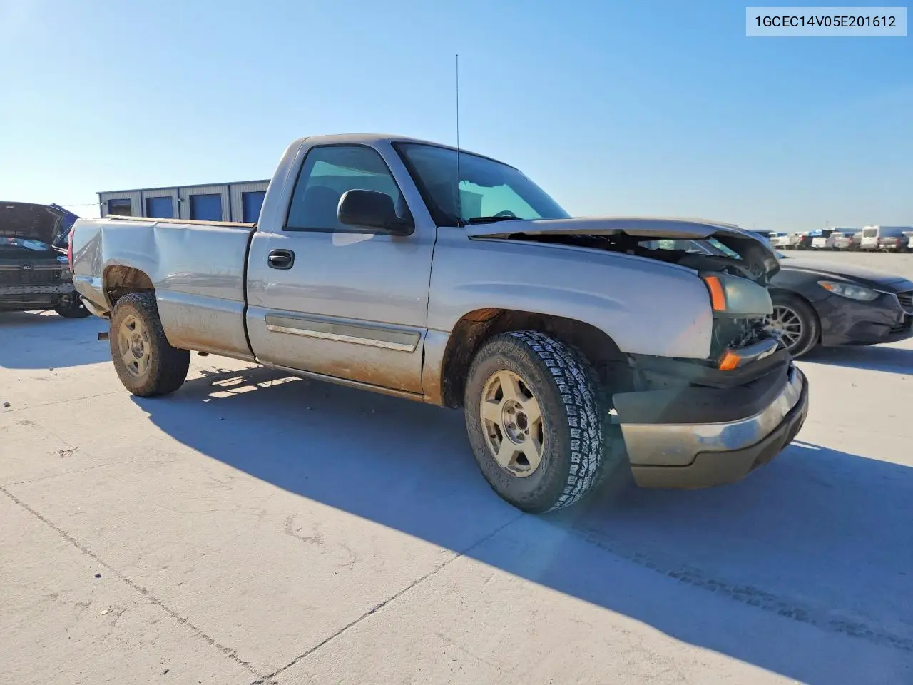 2005 CHEVROLET SILVERADO VIN 1GCEC14V05E201612 — фото 4