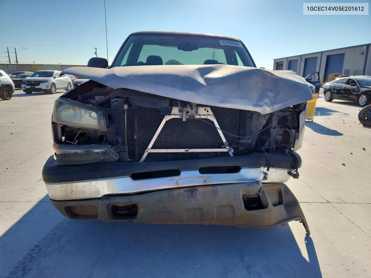 2005 CHEVROLET SILVERADO VIN 1GCEC14V05E201612 — фото 5