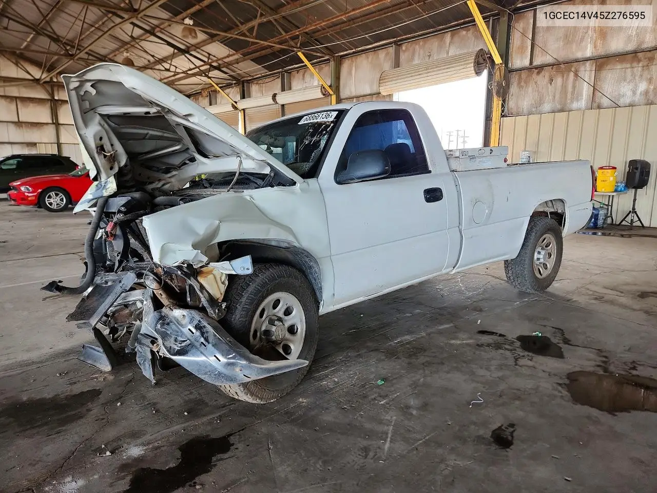 CHEVROLET SILVERADO 2005, VIN 1GCEC14V45Z276595