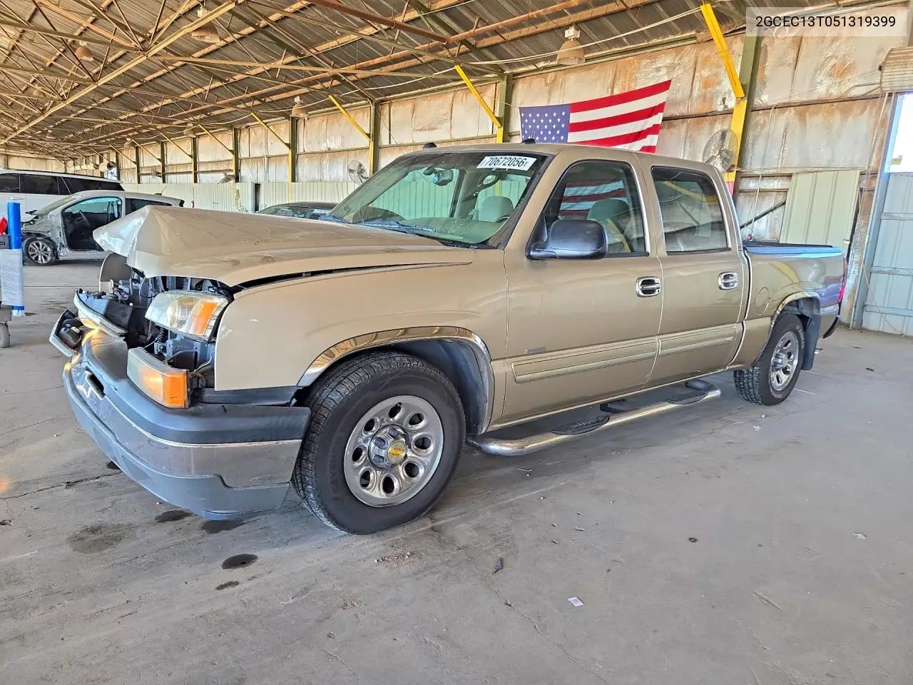 CHEVROLET SILVERADO 2005, VIN 2GCEC13T051319399
