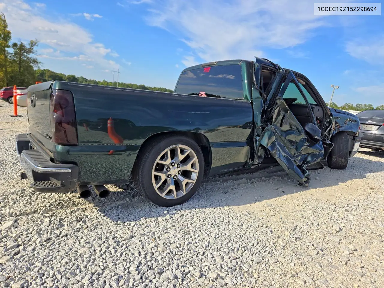 2005 CHEVROLET SILVERADO VIN 1GCEC19Z15Z298694 — фото 3