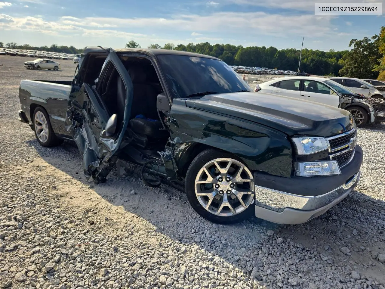 2005 CHEVROLET SILVERADO VIN 1GCEC19Z15Z298694 — фото 4