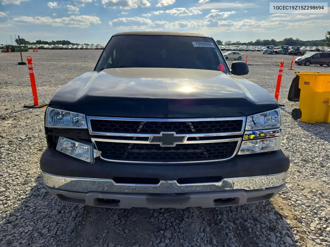 2005 CHEVROLET SILVERADO VIN 1GCEC19Z15Z298694 — фото 5